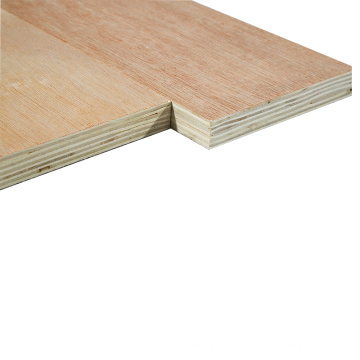 Cheaper 3MM Commercial Plywood with Red hardwood Face